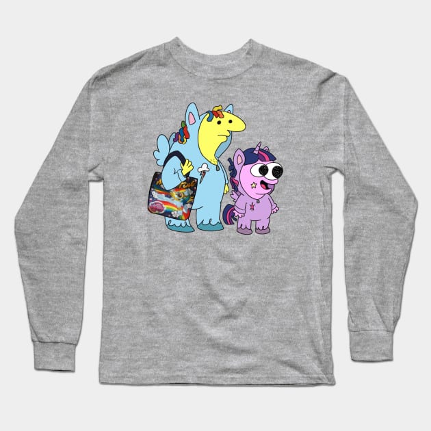 Smiling Friends is magic Long Sleeve T-Shirt by AmyNewBlue